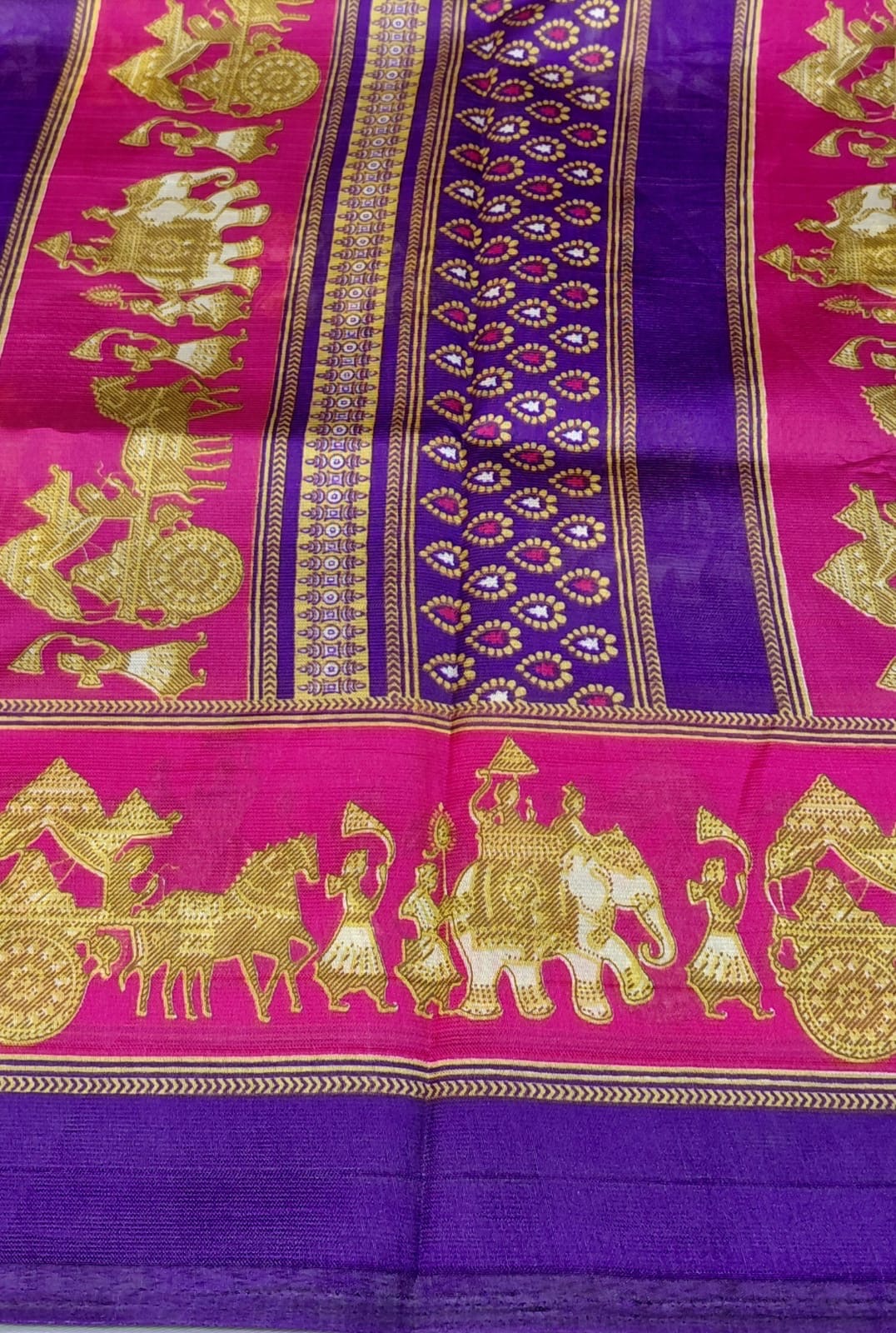 Kalamkari cotton saree